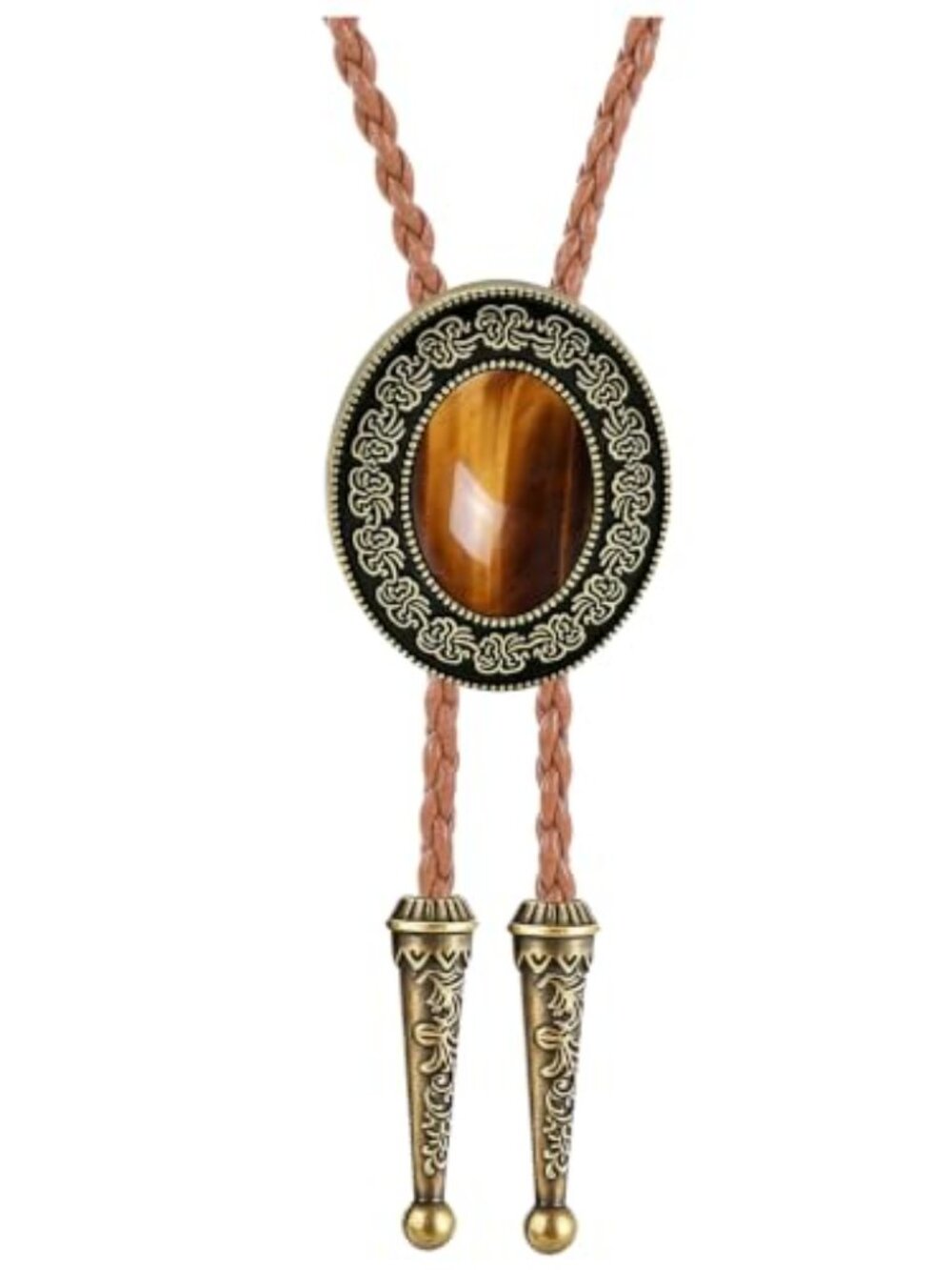 Bolo tie, Handmade Round Shape Western Cowboy Bola Tie